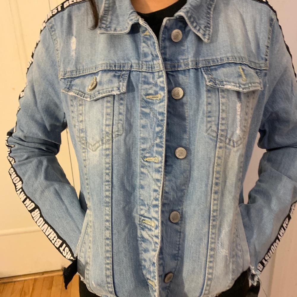 Drake “on my word behaviour” denim jacket